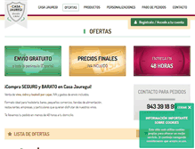 Tablet Screenshot of casajauregi.com